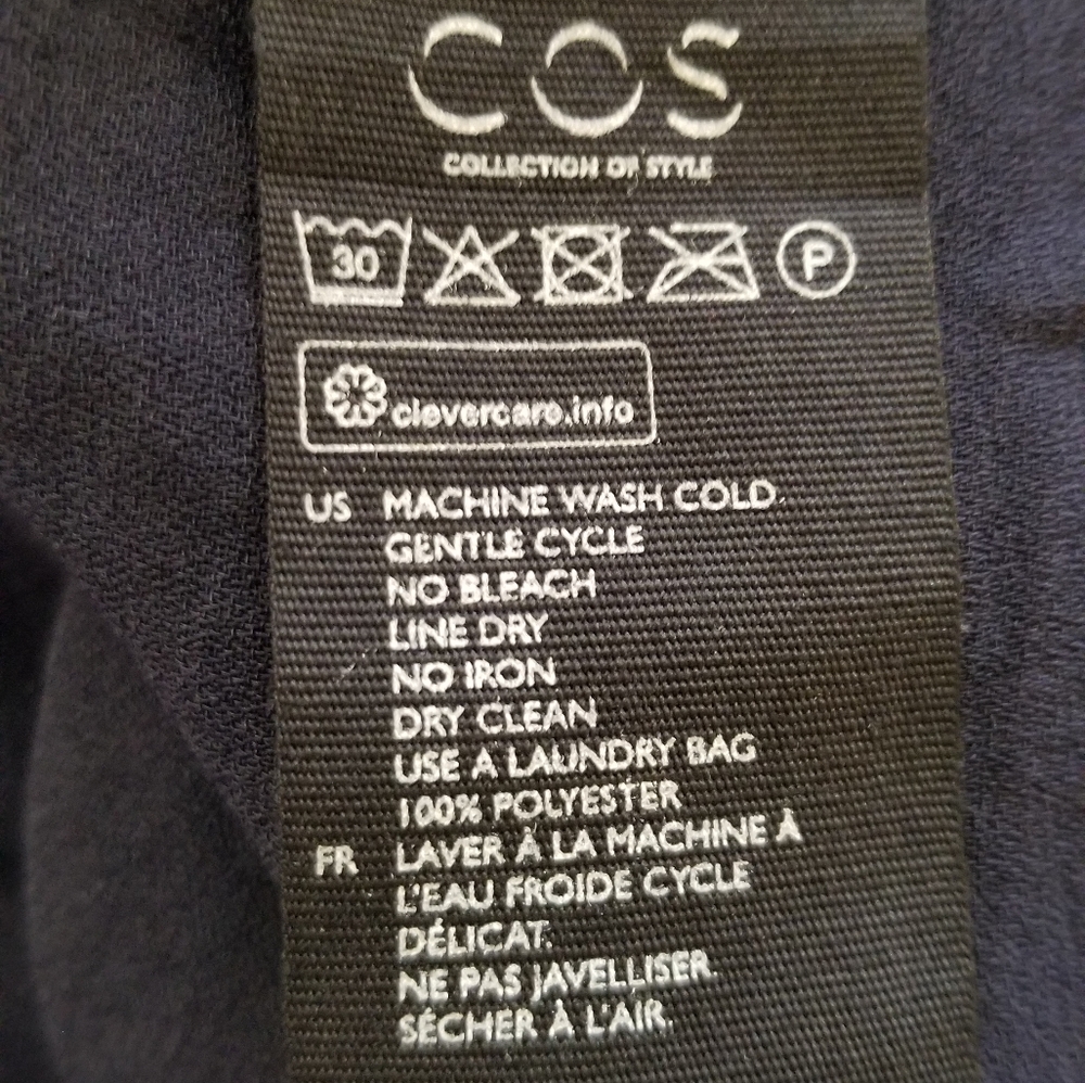 COS Navy Blue Sleeveless Maxi Dress - Picture 9 of 15